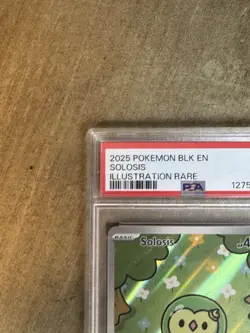 2025 POKEMON BLACK BOLT EN SOLOSIS ILLUSTRATION RARE #118 💎 PSA 9 - Image 3