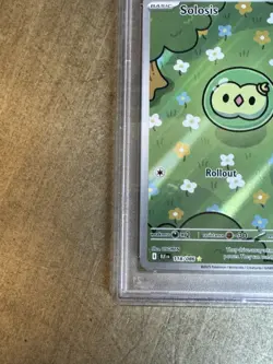 2025 POKEMON BLACK BOLT EN SOLOSIS ILLUSTRATION RARE #118 💎 PSA 9 - Image 4