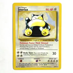 Snorlax LP Regular Rare Jungle 27/64 Unlimited Pokemon TCG See Photos - Image 1