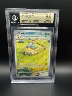 Pokemon TCG Grotle 164/162 Temporal Forces Illustration Rare - BGS 9.5 GEM MINT - Image 1