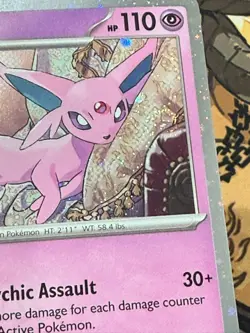 Espeon 033/131 Cosmos Holo Prismatic Evolutions SWIRL (B) POKEMON - Image 2
