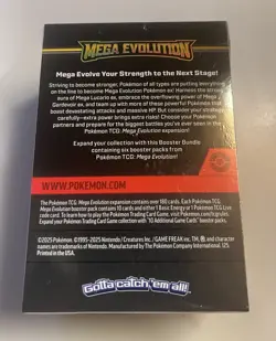 Pokemon TCG Mega Evolution Booster Bundle (6 packs) New Factory Sealed - Image 3
