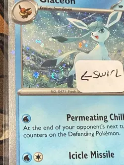 Glaceon 025/131 Cosmos Holo Prismatic Evolutions SWIRL (B) POKEMON - Image 2