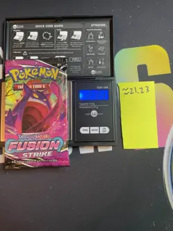21.23g VERY HEAVY Fusion Strike Pokemon Sealed Booster Pack New - Image 1