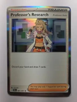 Professor's Research - Holo - 087/091 Paldean Fates - Pokemon TCG - Image 1