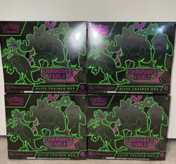Pokemon Center Shrouded Fable Elite Trainer Box Case - 4 ETB Open Sealed Etbs - Image 1