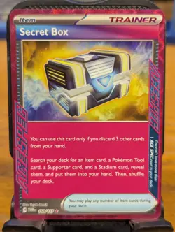 Pokemon TCG Twilight Masquerade Secret Box Ace Spec Trainer Holo Rare 163/167 - Image 1