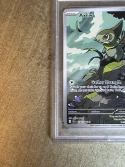 2025 POKEMON BLACK BOLT EN AXEW ILLUSTRATION RARE #145 💎 PSA 9 - Image 4
