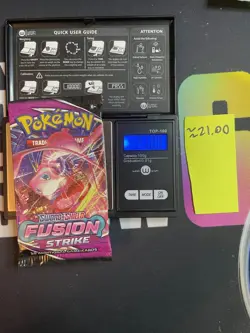 21.00g VERY HEAVY Fusion Strike Pokemon Sealed Booster Pack New - Image 1