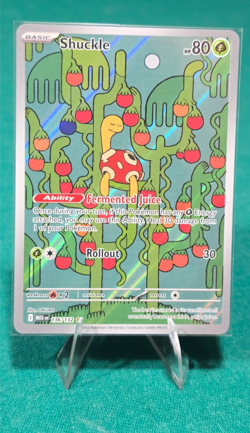 Shuckle 136/132 - Mega Evolution Pokemon Illustration Rare Holo NM - Image 1