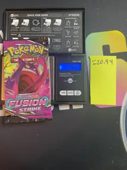 20.94g VERY HEAVY Fusion Strike Pokemon Sealed Booster Pack New - Image 1