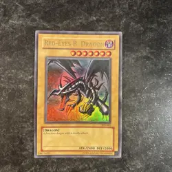 Yu-Gi-Oh! Red-Eyes Black Dragon SDJ-001 Unlimited Edition Holo Rare ( LP-NM ) - Image 1