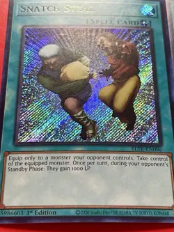 3x Snatch Steal | Secret Rares | BLTR-EN096 | NM | 1st Editions | Yu-Gi-Oh! - Image 2