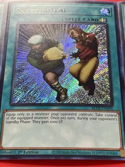3x Snatch Steal | Secret Rares | BLTR-EN096 | NM | 1st Editions | Yu-Gi-Oh! - Image 4