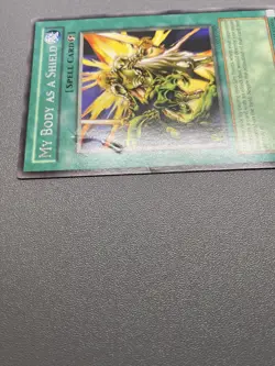 Yu-Gi-Oh! My Body As A Shield Rare Unlimited TU02-EN007 HP DAMAGED - Image 5
