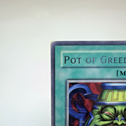Yugioh Pot of Greed LOB-119 1st Edition Silver Foil Rare - HP - Image 3