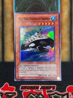 Yugioh Orca Mega-Fortress Of Darkness IOC-084 Super Rare 2017 Print NM - Image 1