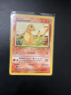 Pokemon TCG Charmander Base Set Card 46/102 - Image 1