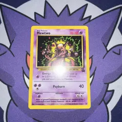 Pokemon Mewtwo Black Star Promo #14 WOTC Vintage Card Ungraded - Image 1