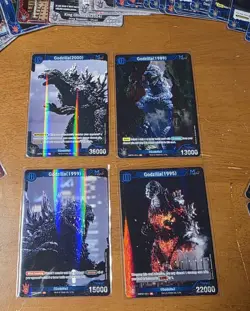 2025 Godzilla vs Godzilla Card Game Complete Set of Parrallel / Foil Cards - Image 2