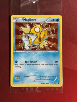 MAGIKARP XY143 Target 2016 Black Star Promo SEALED Shiny HOLO Pokemon TCG card - Image 1