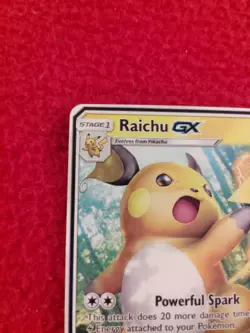 2022 Raichu GX 29/73 Pokemon Playing Card - Image 3