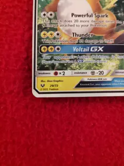 2022 Raichu GX 29/73 Pokemon Playing Card - Image 4