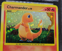 Charmander 101/100 Globe Printer Hickey Error! Pokemon Stormfront Card CGC 044 - Image 4