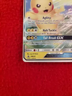 2022 Pikachu GX SM232 Pokemon Playing Card - Image 4