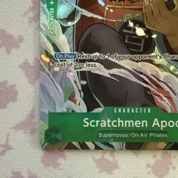 Scratchmen Apoo EB01-015 Full Art PRB-02 ONE PIECE CARD - Image 2