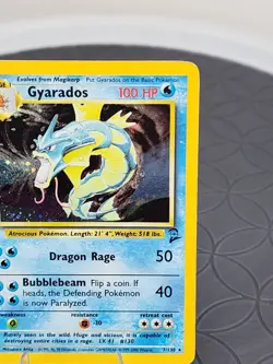 Pokemon Gyarados Base Set 2 Trading Card Holo Rare 6/102 Near Mint - Image 5