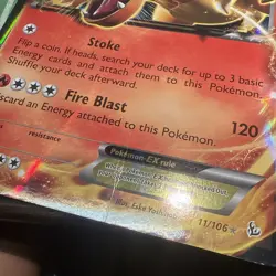 Pokemon TCG Flashfire XY Charizard EX - 11/106 Ultra Rare Card - Image 3