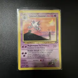 Pokemon TCG Sabrina's Haunter 55/132 Gym Challenge Uncommon Card LP+ Condition - Image 1