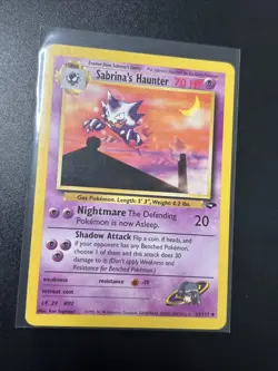 Pokemon TCG Sabrina's Haunter 55/132 Gym Challenge Uncommon Card LP+ Condition - Image 1