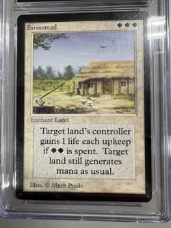 Magic: The Gathering MTG Limited Edition Beta Farmstead CGC 8.5 NM/Mint+ - Image 2