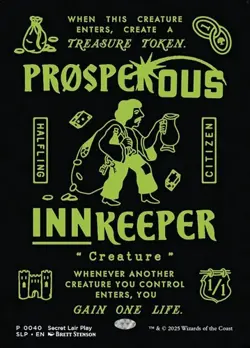 Prosperous Innkeeper - Extended Art Promo Secret Lair Promos LP MTG - Image 1