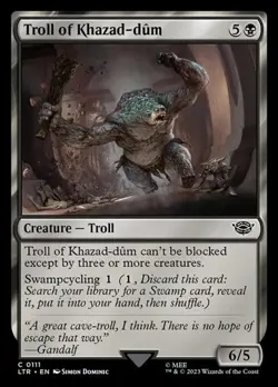Troll of Khazad-dum LTR LP MTG - Image 1