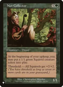 Nut Collector - Retro Frame The List LP MTG - Image 1