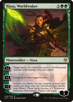 Nissa, Worldwaker Archenemy: Nicol Bolas LP MTG - Image 1