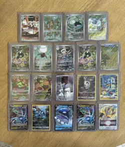 Pokemon Full Art Lot - 54 Cards - 151, Destined Rivals, Mega, Crown Zenith - Image 1