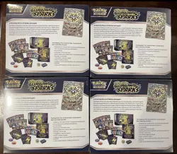 4x - Sealed ETB Elite Trainer Boxes - Pokemon TCG S&V Surging Sparks Sealed Lot - Image 2