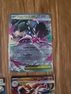 Lot Of 4 Doubke Rare Pokemon Cards English Mrga Evolutions NM - Image 4