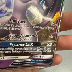 2017 Pokemon Mewtwo GX Sun & Moon Shining Legends #39/76 Holo Rare Nintendo. - Image 4