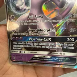 2017 Pokemon Mewtwo GX Sun & Moon Shining Legends #39/76 Holo Rare Nintendo. - Image 5