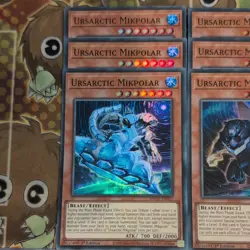 3 x YuGiOh Ursarctic Mikpolar/Miktanus/Mikbilis Super & 12cd Rare core ANGU Mint - Image 2