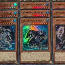 3 x YuGiOh Ursarctic Mikpolar/Miktanus/Mikbilis Super & 12cd Rare core ANGU Mint - Image 3