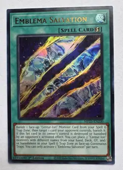YuGiOh! - Emblema Salvation MP25-EN230 Ultra Rare 1st Edition - Image 1