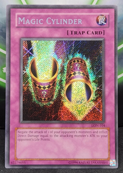 Yugioh Magic Cylinder LON-104 Secret Rare NM - Image 1