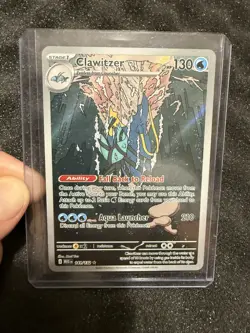 Clawitzer - 141/132 Pokemon TCG Mega Evolutions Illustration Rare Pokemon Card - Image 1
