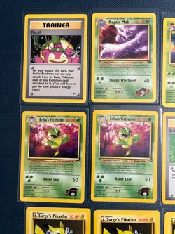 Gym Challenge Heroes Pokemon Card Lot LP/MP Holo Erika 16/132 Victreebel 26 - Image 2